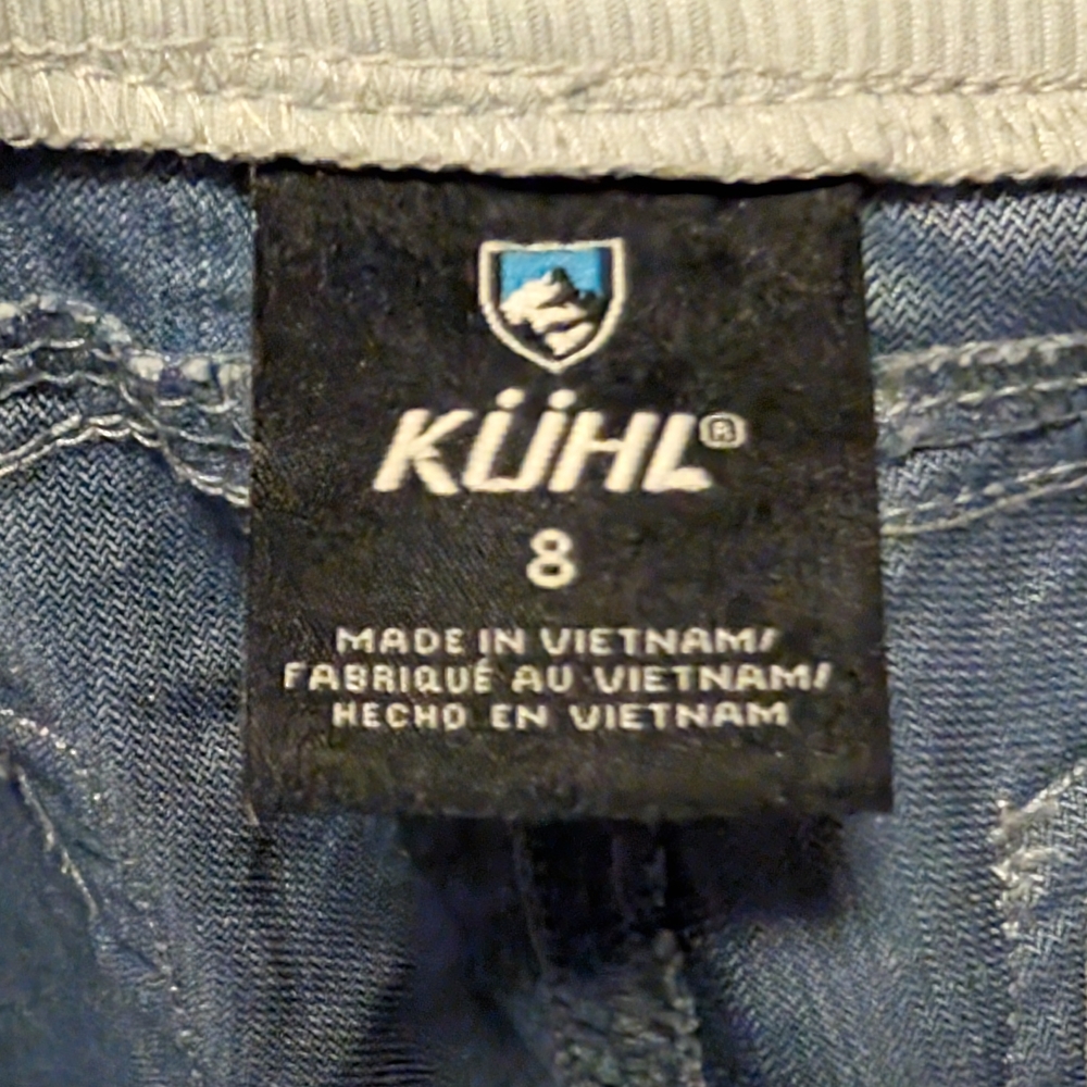 Kuhl Women's Blue Iris (Soft Blue Gray) CABOtm Kapri Size 8 - Picture 11 of 12